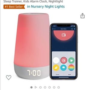 Hatch Night Light Rest + plus clock